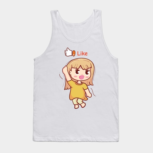 like thumb and youtuber Tank Top by MAAQ Design